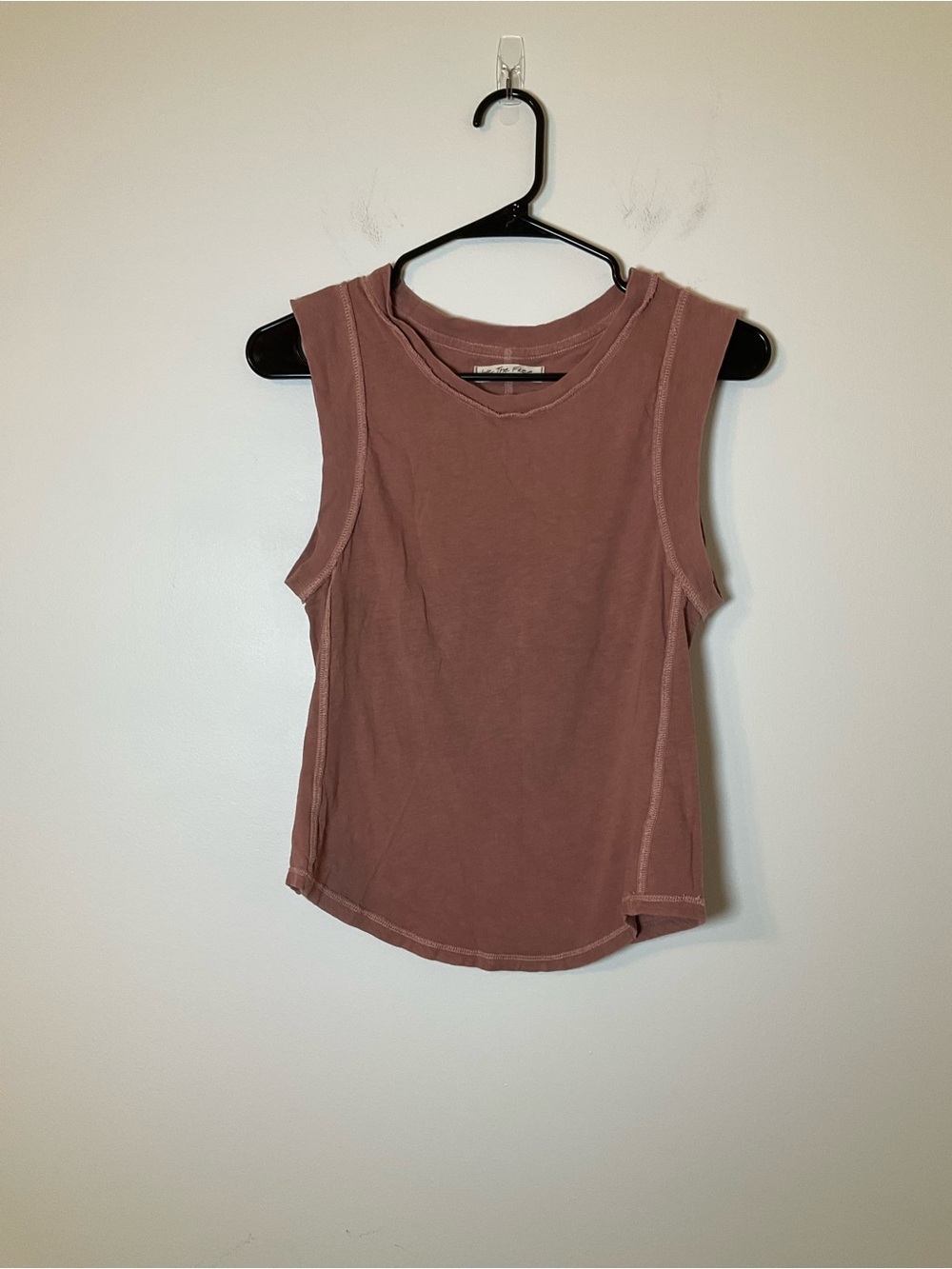 Free People We The Free Sleeveless Tank Top Mauve Pink Size Small
